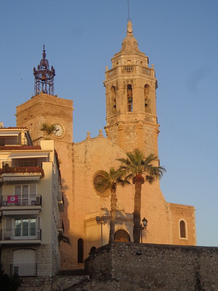 Sitges, Church, near Barcelona